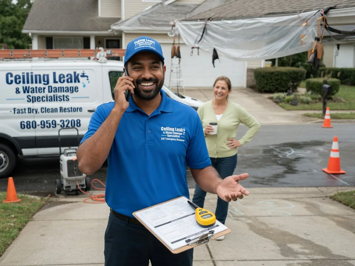 Ceiling Leak Cleanup Cannelburg, IN FAQs